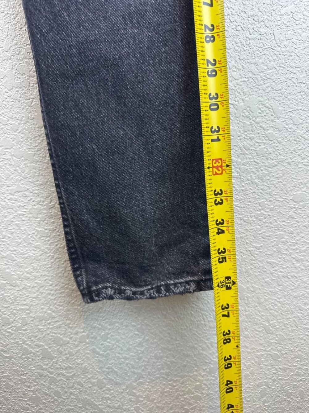 MOUSSY Black Wash Straight Leg Jeans Size 26 Made in Japan Denim Minimalist - Picture 7 of 12